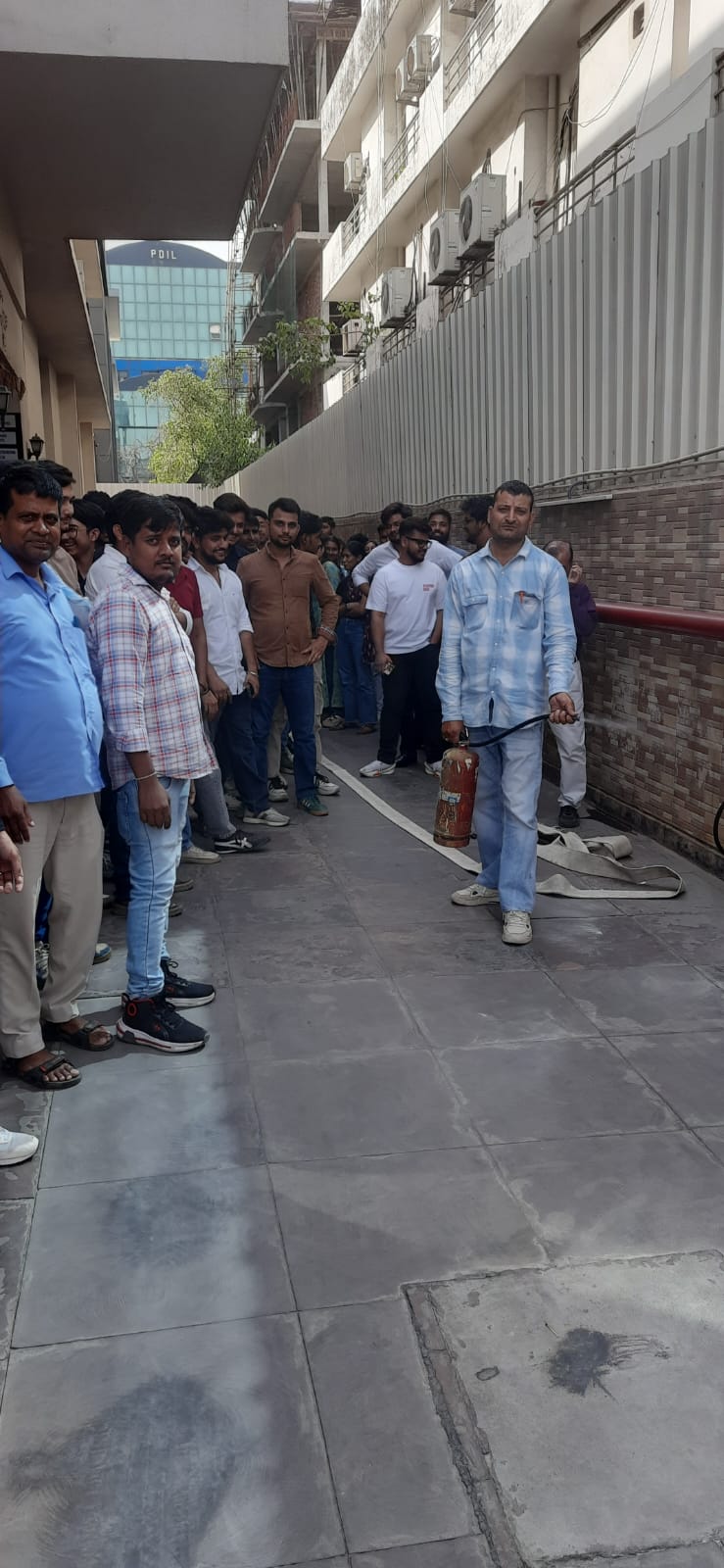 Warehouse fire safety session