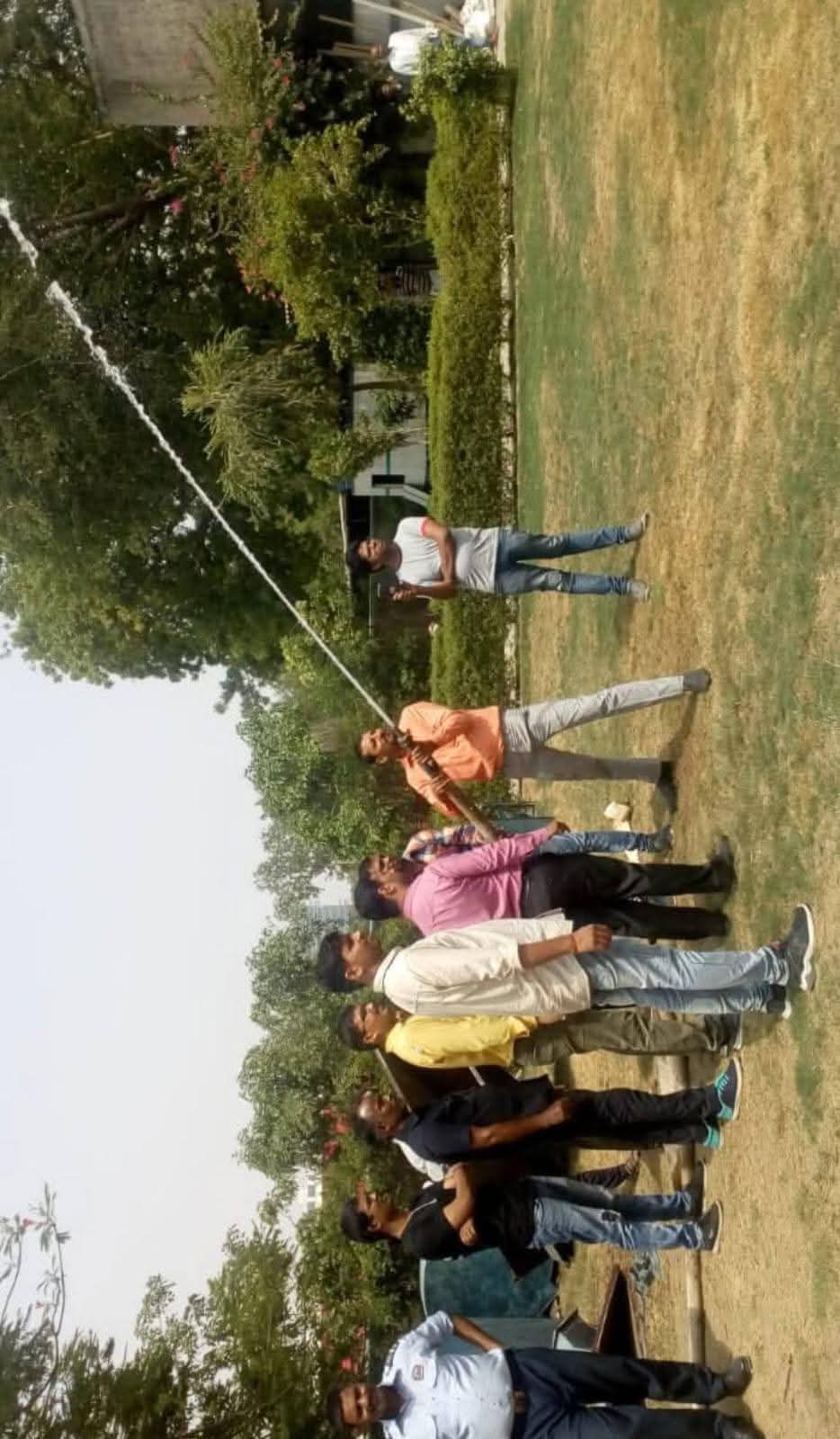 Safety awareness session with students
